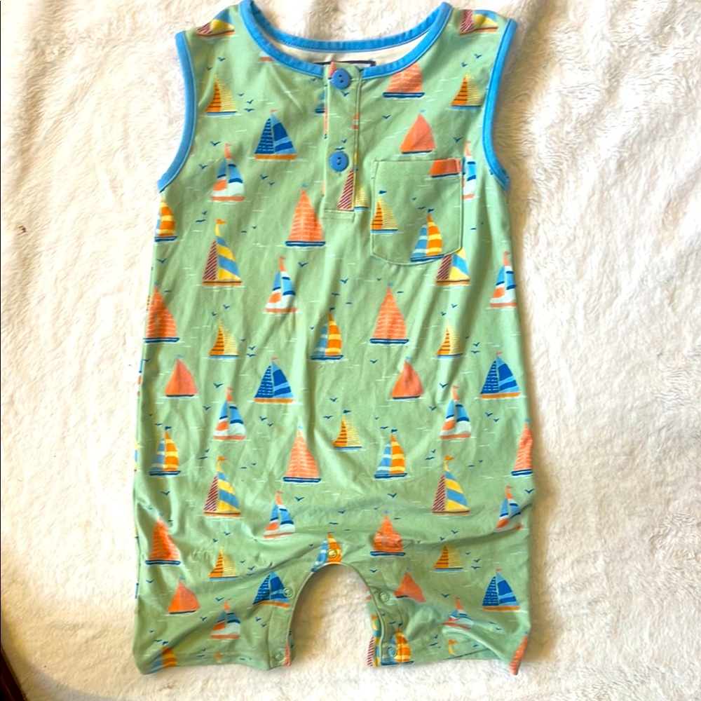 SweetHoney Sailboat Romper 3T⛵️